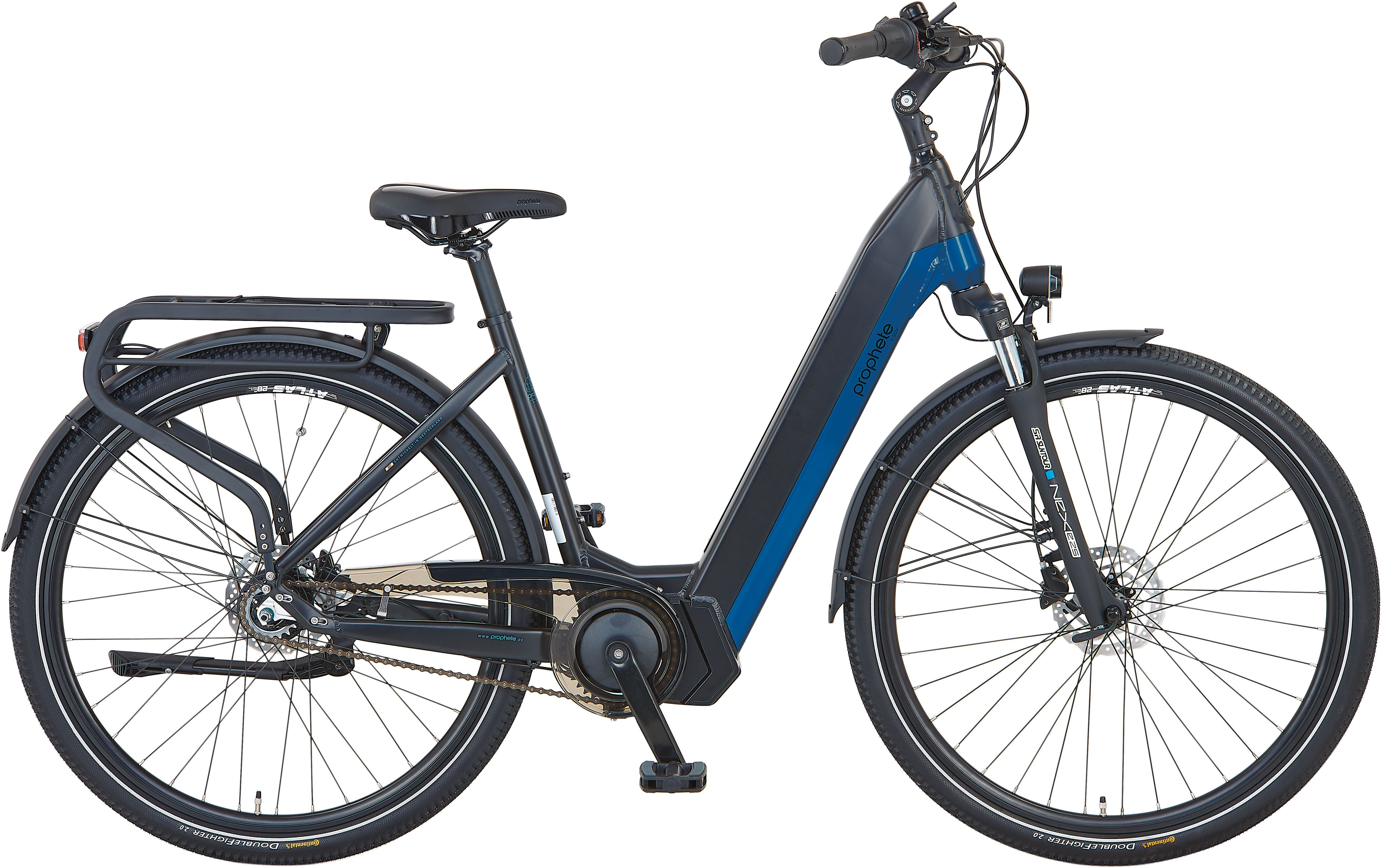 Prophete E-Bike Cityrad Geniesser eSUV, 7 Gang Shimano Nexus Schaltwerk, Nabenschaltung, Mittelmotor, 630 Wh, Pedelec, Elektrofahrrad für Damen u. Herren