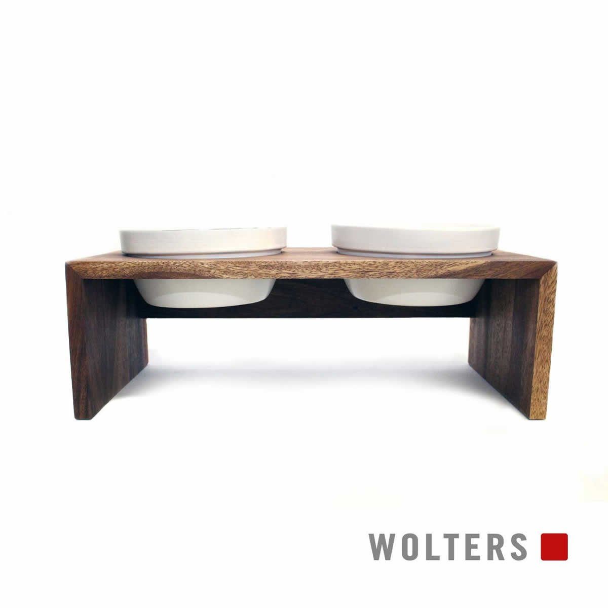 Wolters Napf-Set Gohan Doppelnapf teak