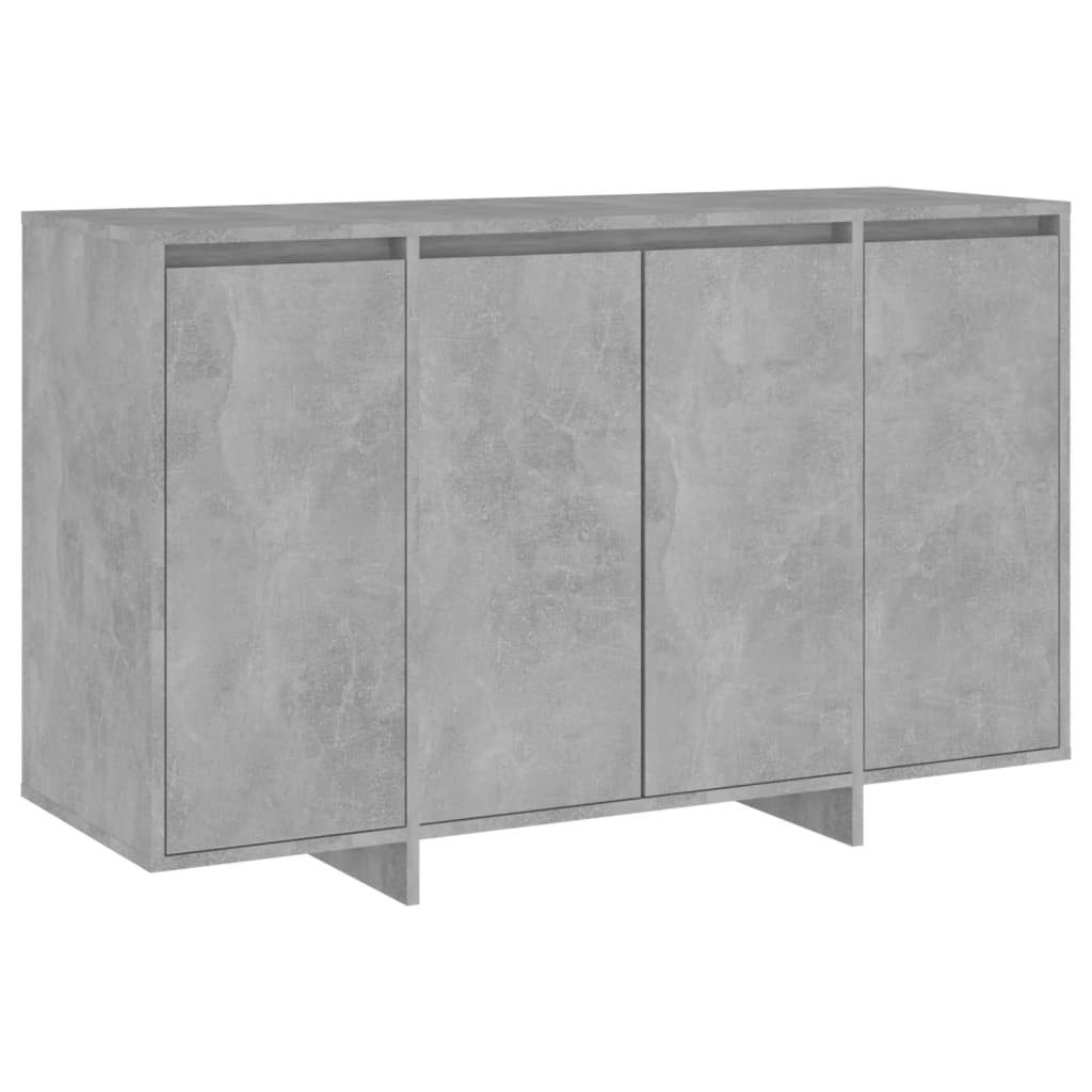 vidaXL Sideboard Sideboard Betongrau 120x41x75 cm günstig online kaufen