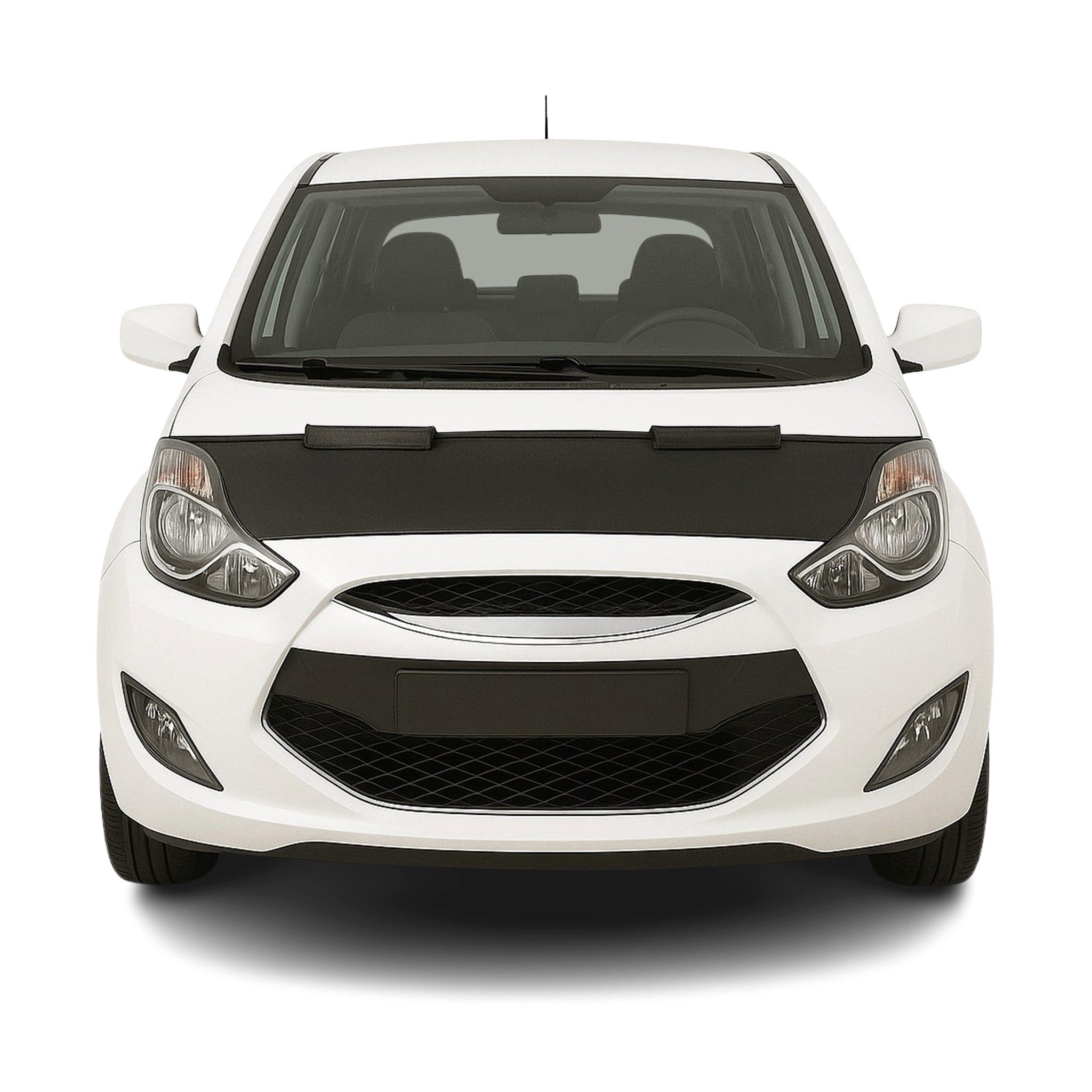 OMAC Frontstoßstange Haubenbra Bonnet Bra für Hyundai iX20 2010-2015 Schwarz Halb, 1-St., Haltbar