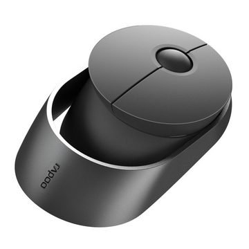 Rapoo Ralemo Air 1 leise kabellose Maus, Bluetooth und 2.4 GHz, 1600 DPI Maus (Bluetooth, kabellos)