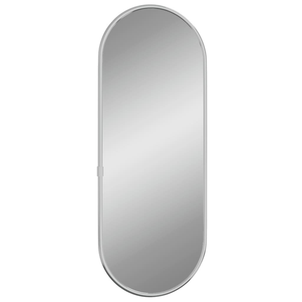 vidaXL Spiegel 40 x 15 cm Wandspiegel Silbern 40x15 cm Oval