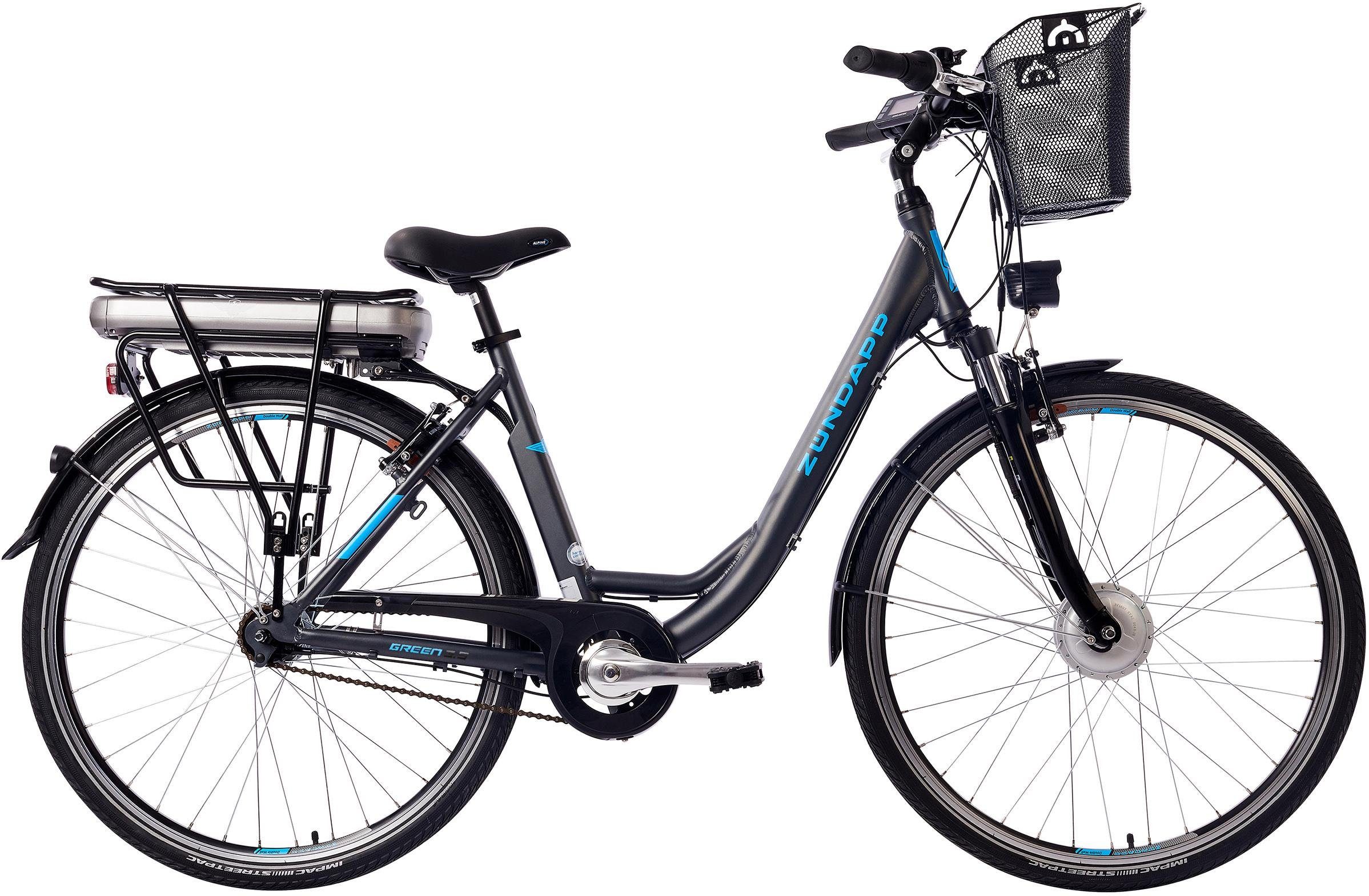 Zündapp E-Bike »Green 3.5«, 7 Gang Shimano, Nabenschaltung, Frontmotor  online kaufen | OTTO