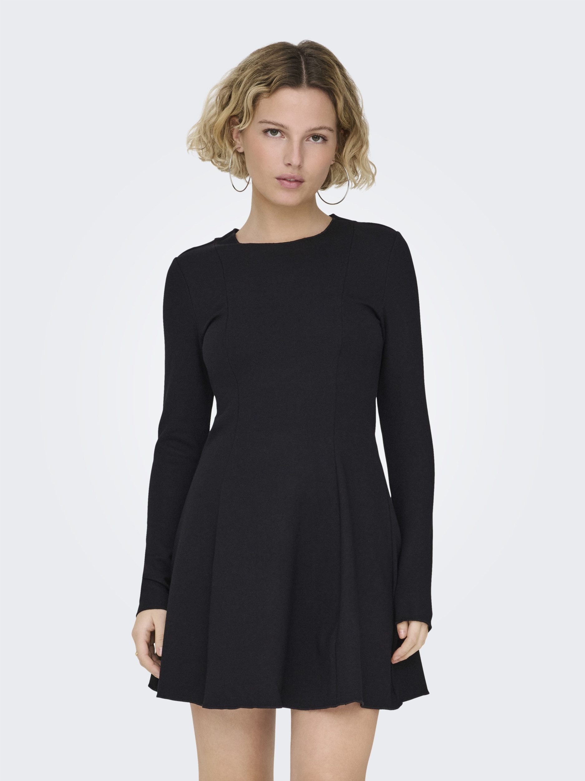 ONLY Abendkleid ONLKENYA L/S DRESS JRS, Black