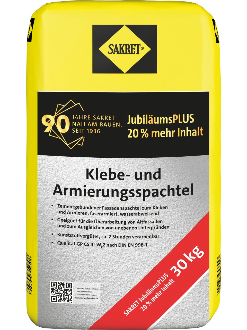 Sakret Gips-Kalk-Putz Sakret Klebe- und Armierungsspachtel