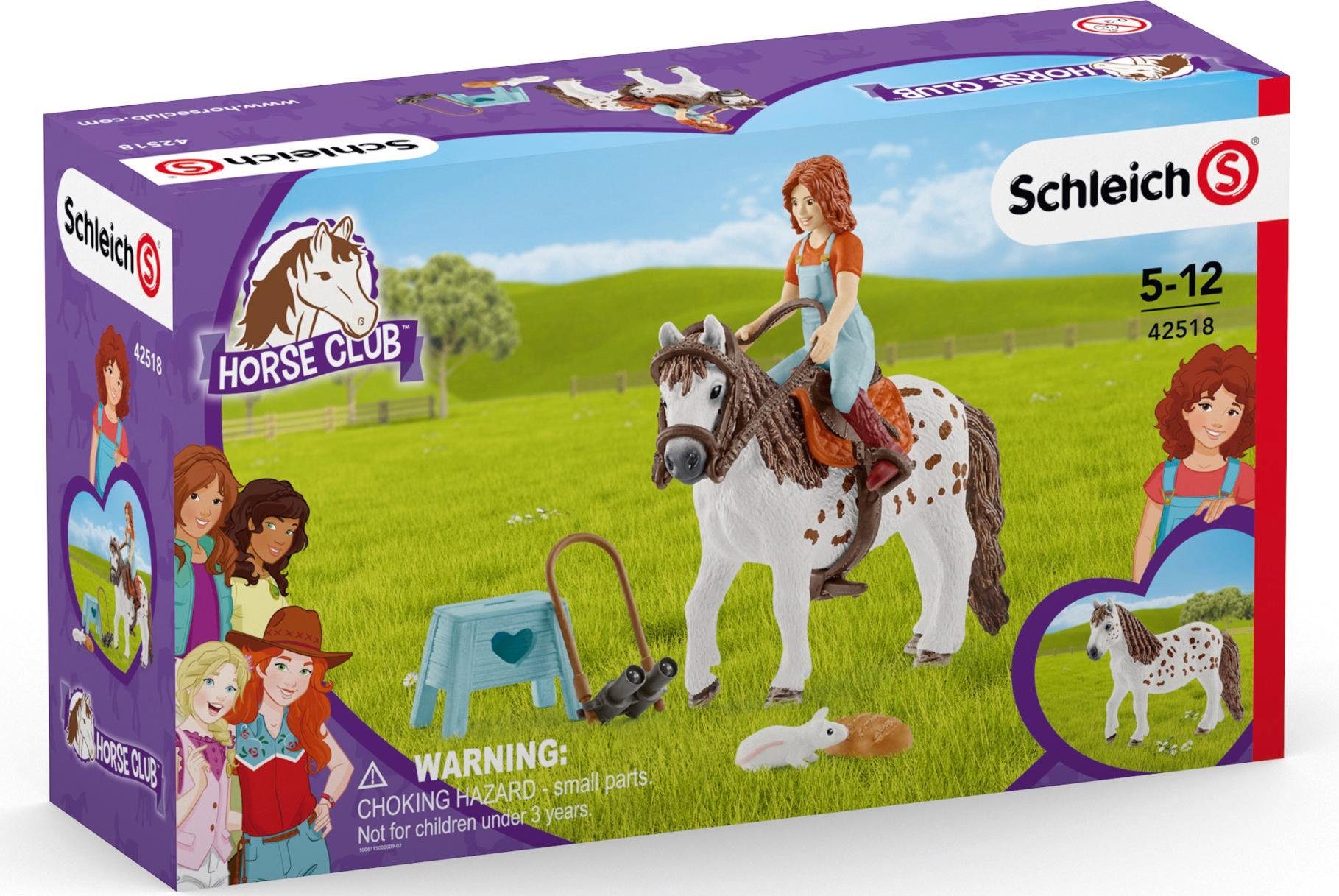 CLUB HORSE Spielfigur Mia Schleich® (42518) & Spotty
