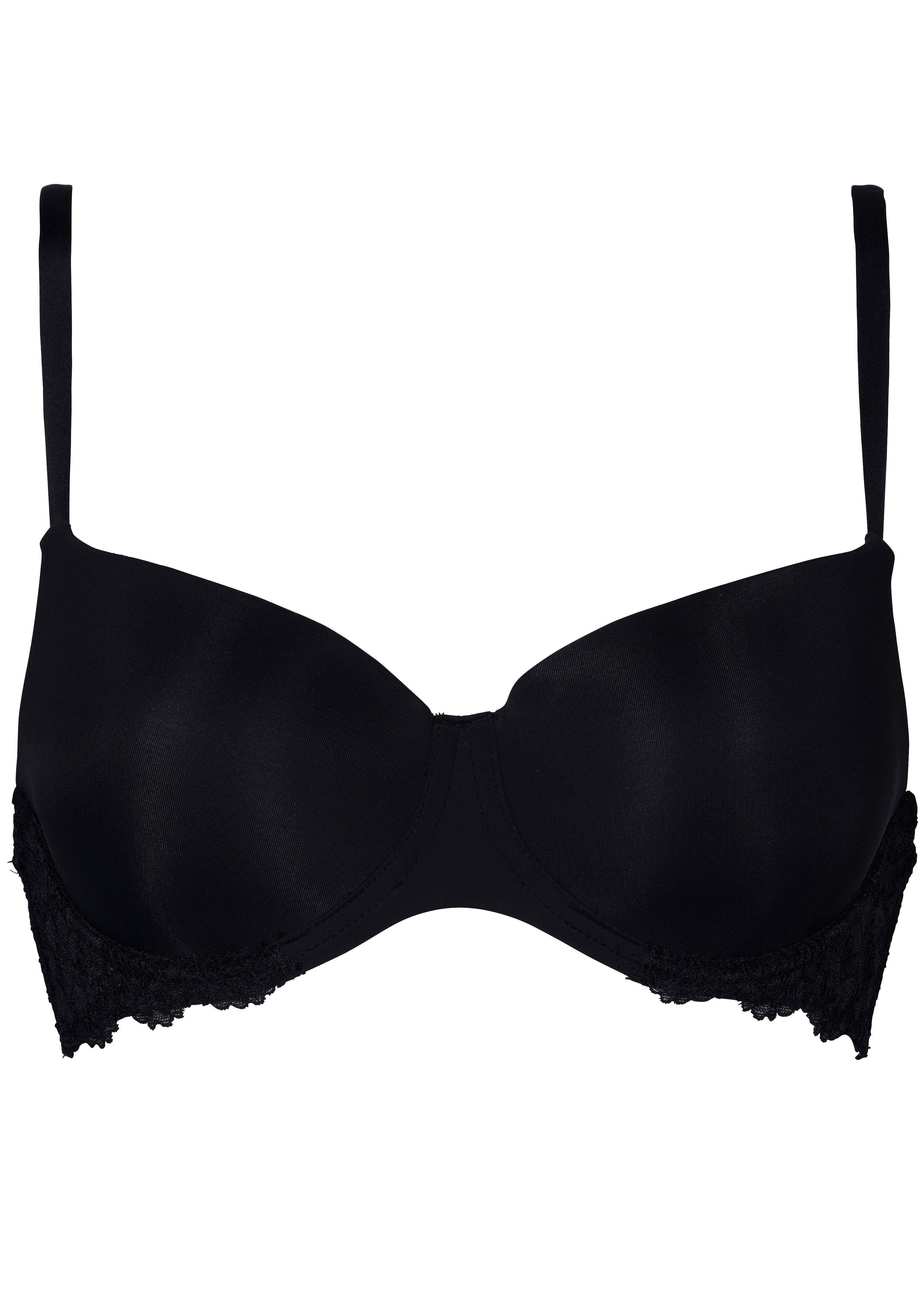 After Eden T-Shirt-BH JILL mit Schale, mit Bügel, verstellbare Träger, mit Spitze, feminin