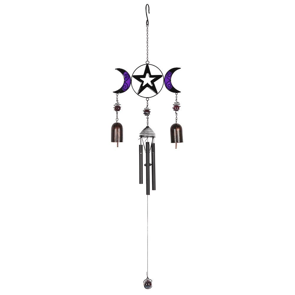 Figuren Shop GmbH Windspiel Windspiel - Wicca Dreifach-Mond - Fantasy Аксесуари для будинку