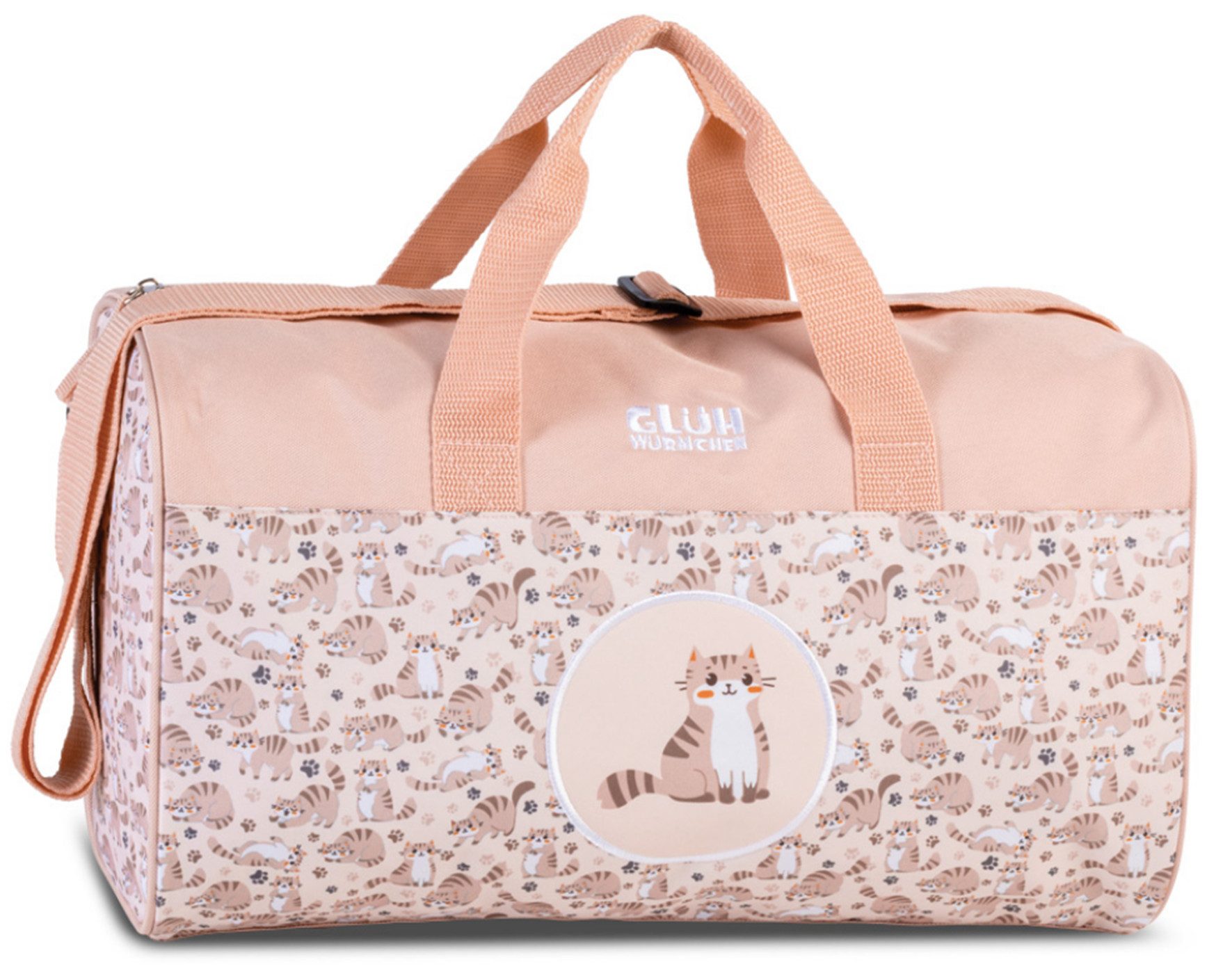 Ebaxx Sporttasche Kinder Sport Reise Tasche Jungen Mädchen Dino Hund Katze Löwe Auto