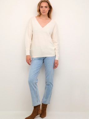 Cream Strickpullover Sillar (1-tlg) Plain/ohne Details