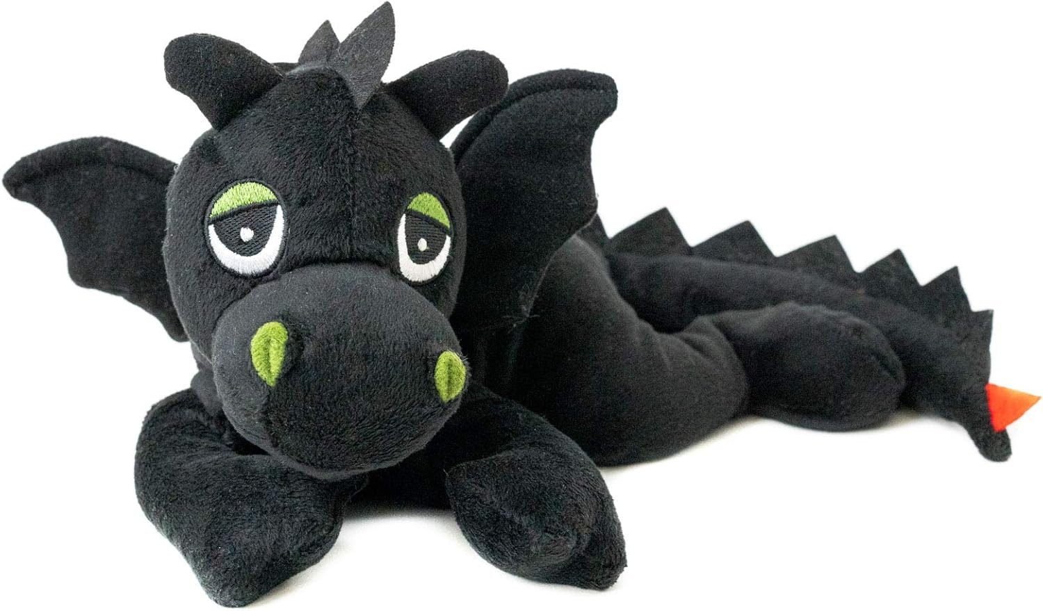 Wärmekissen Habibi Plush Wärmekissen Stofftier Glücksdrache schwarz