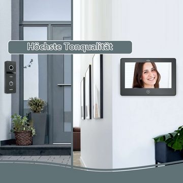 Elro PV40-P1M1 Smart Home Türklingel (innen, außen, 2-tlg., 1 x Bildschirm, 1 x Türklingel, Voicemail-Funktion, Nachtmodus)