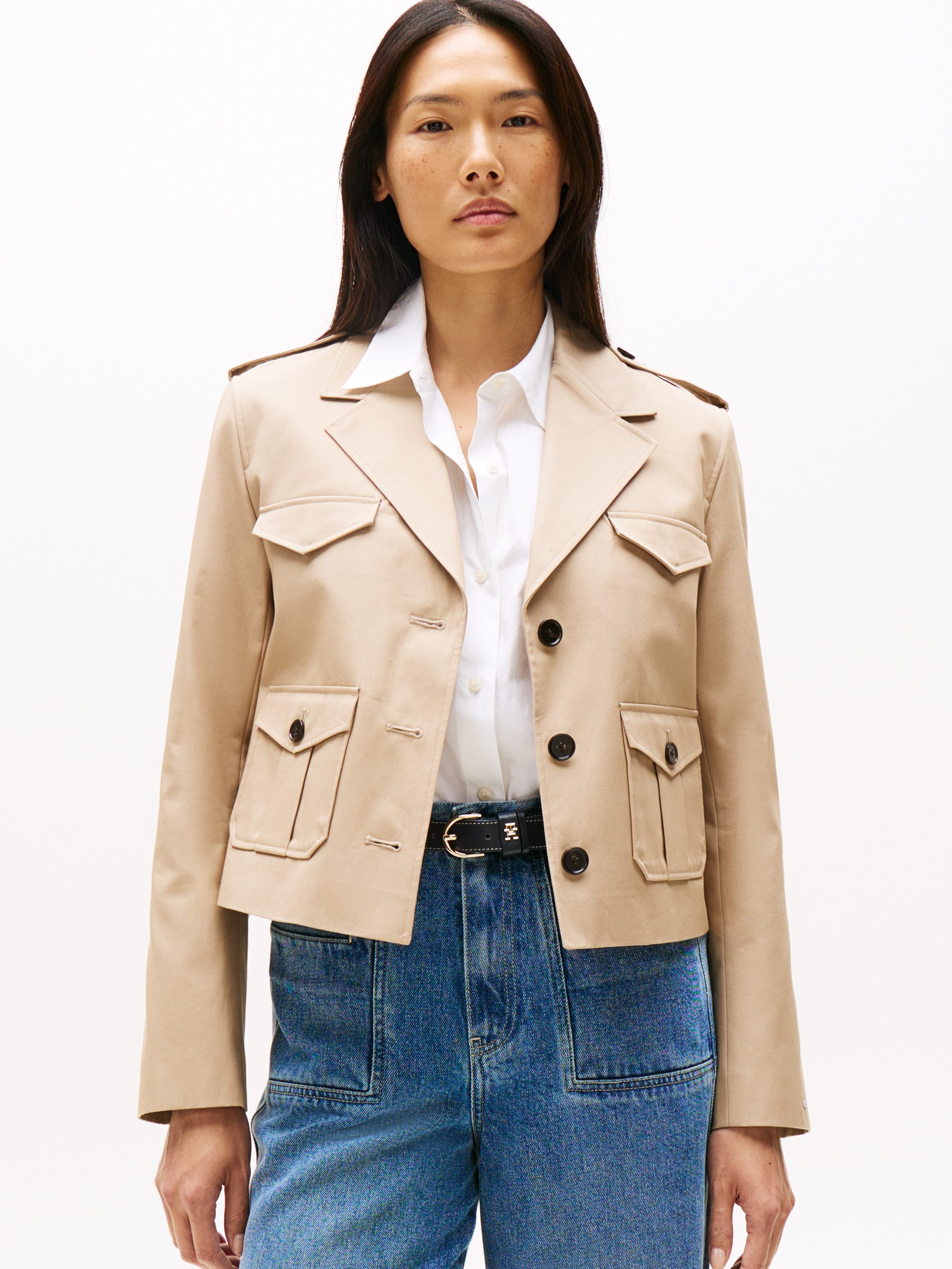 Tommy Hilfiger Kurzblazer COTTON REGULAR LADY günstig online kaufen