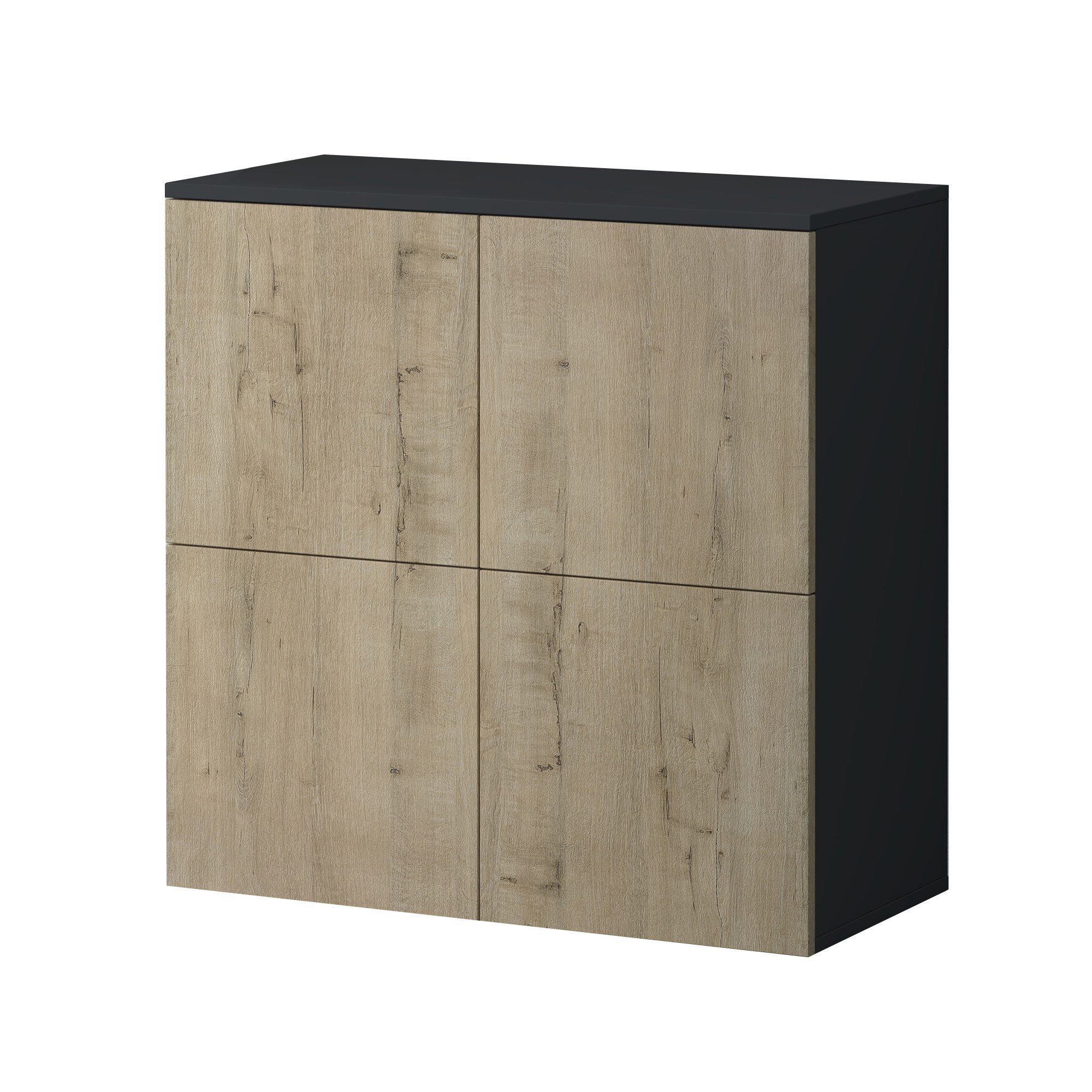 doporro Sideboard Kommode Möbel Mehrzweckschrank Push-to-Open Aufbewahrungs günstig online kaufen