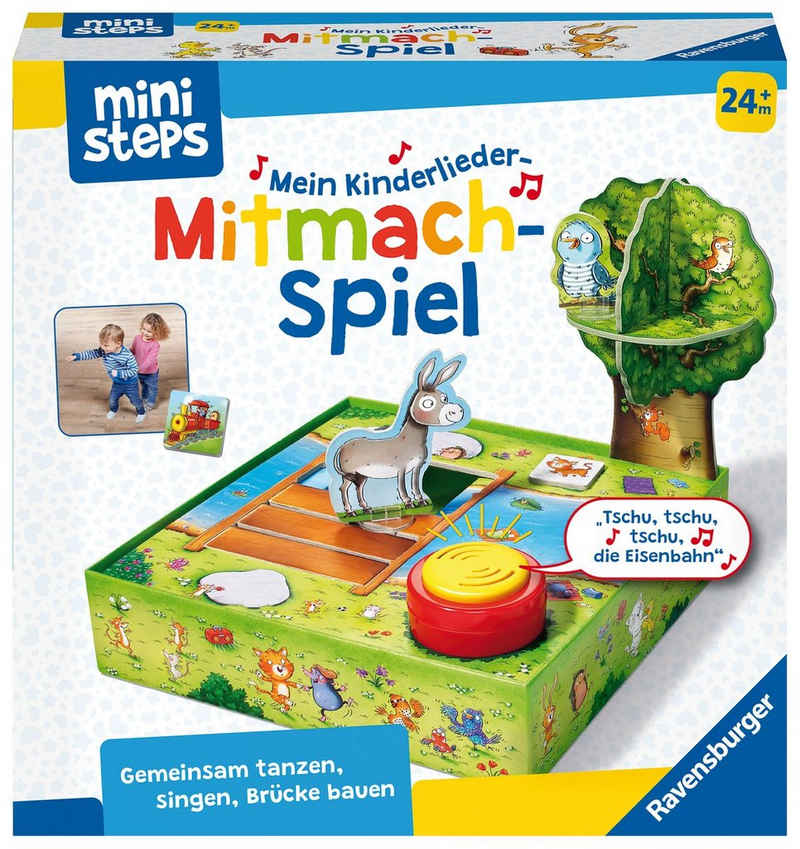 Ravensburger Spiel, ministeps® Kinderlieder-Mitmachspiel, Made in Europe, FSC® - schützt Wald - weltweit