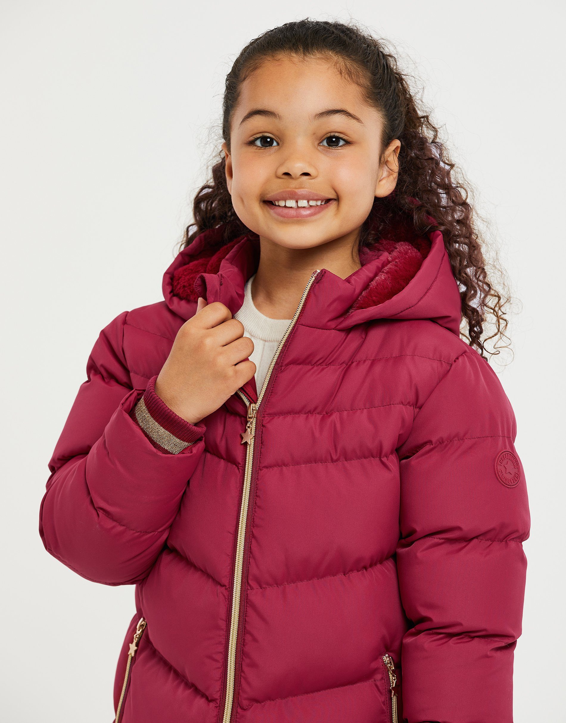 Rumours Jacket Winterjacke rot Berry- Threadgirls THB Longline