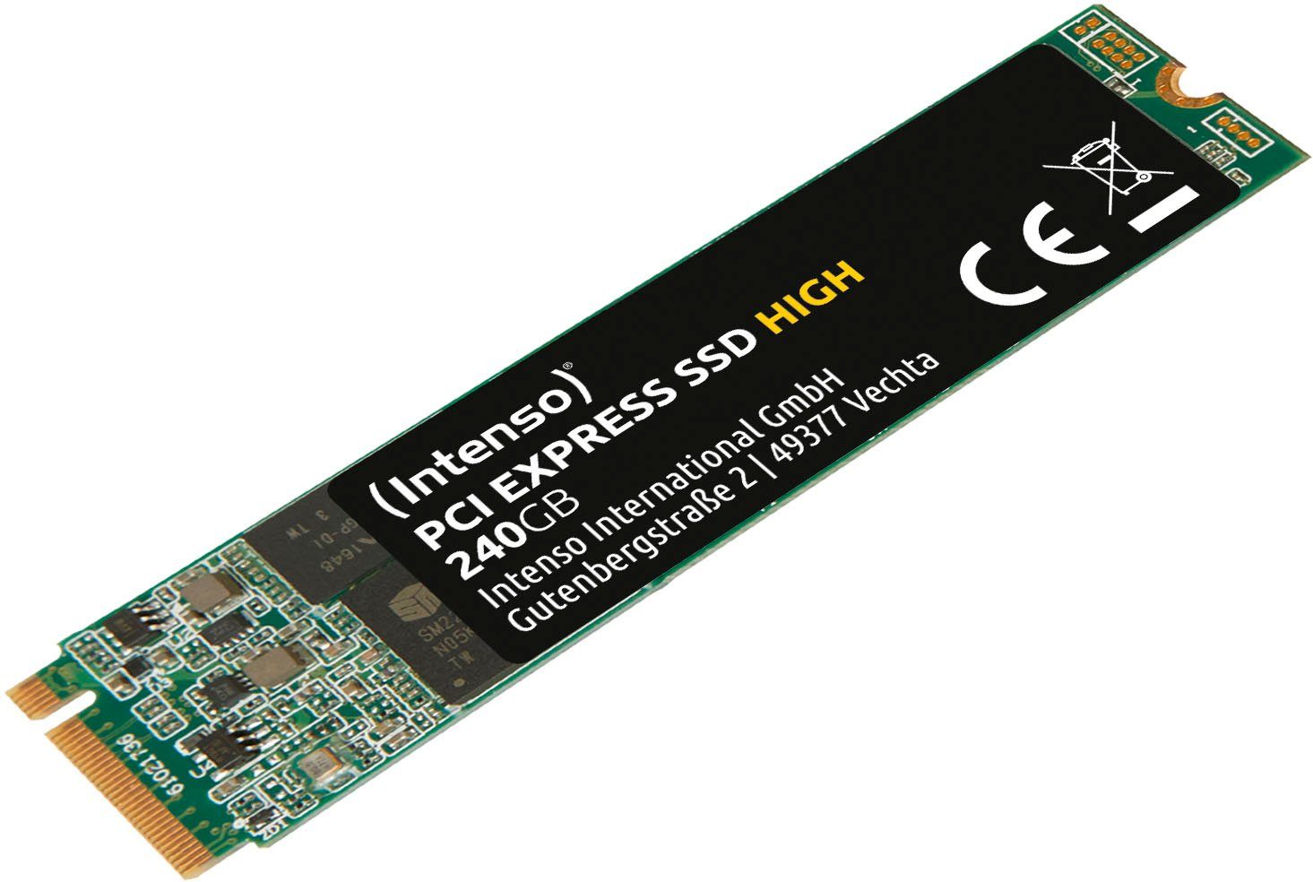 Intenso »M.2 2280 PCI Express interne Festplatte High Performance 3D NAND  240GB« SSD-Festplatte
