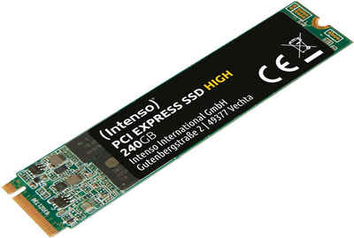 Intenso »PCI Express SSD High« interne SSD (240 GB) 1700 MB/S Lesegeschwindigkeit, 800 MB/S Schreibgeschwindigkeit