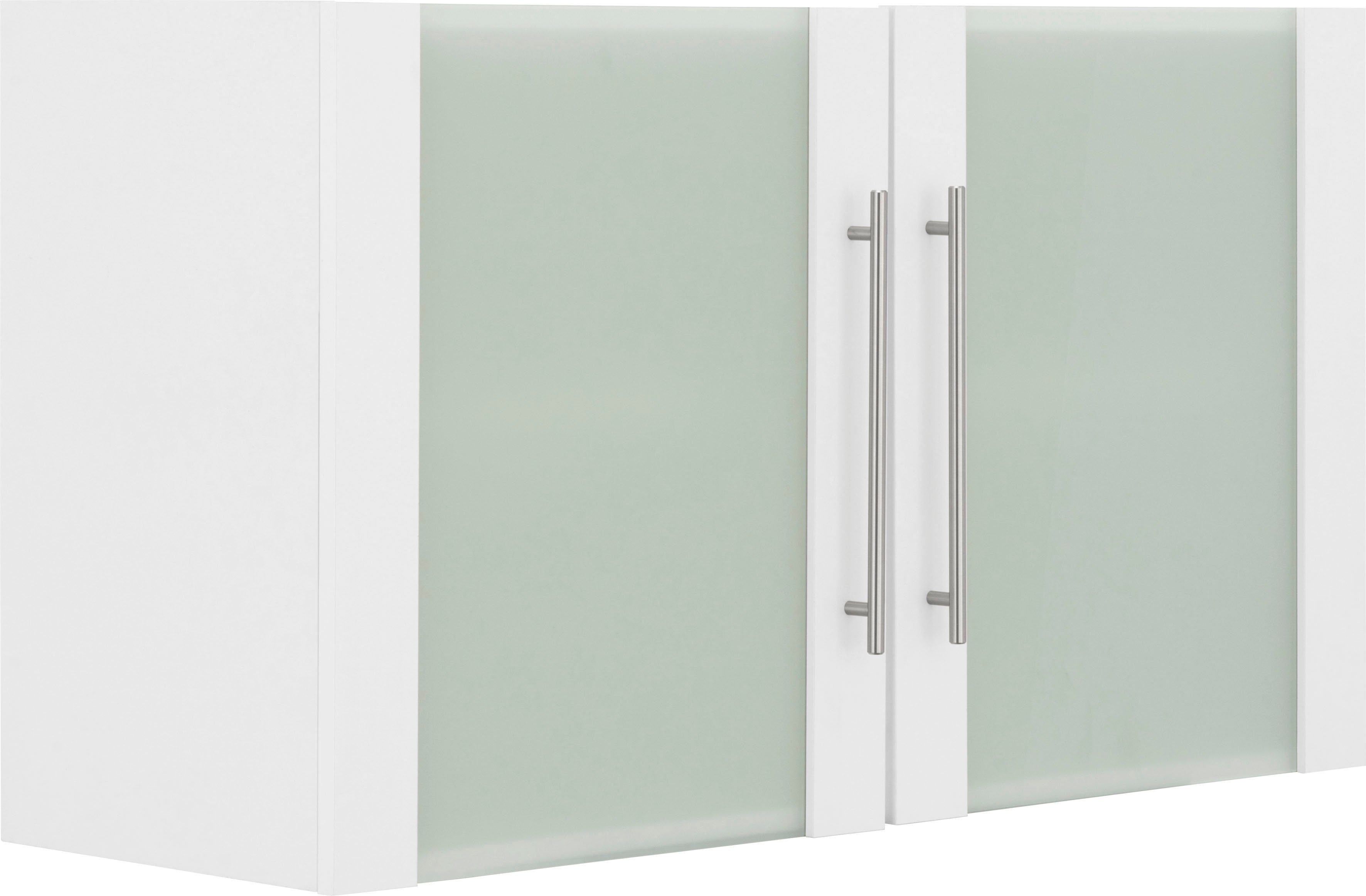 wiho Küchen Glashängeschrank Unna Front mit Glaseinsatz