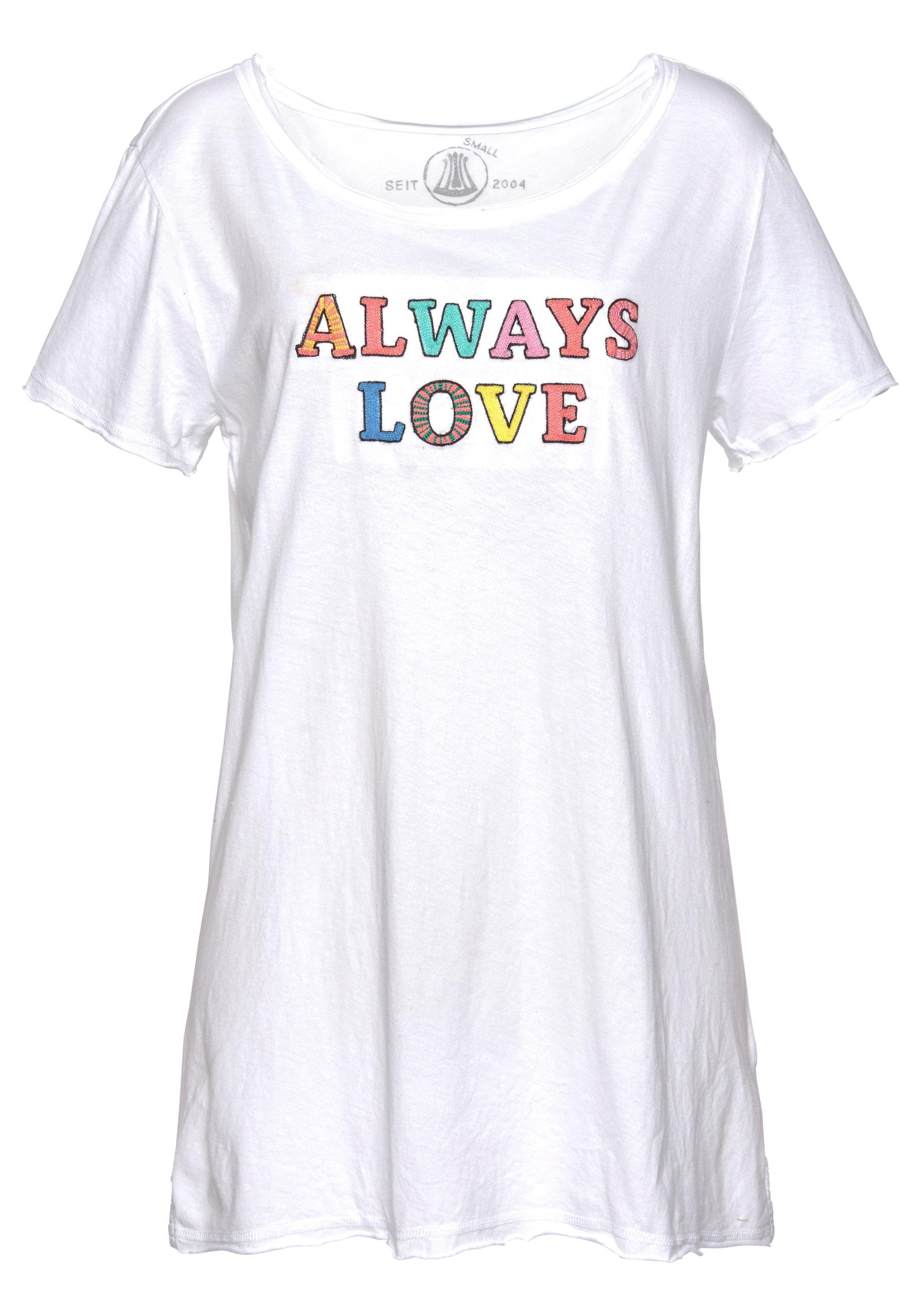 Mit »milen« Farbenfrohem Kaufen Online Herrlicher shirt T Statement print TculKJ3F15