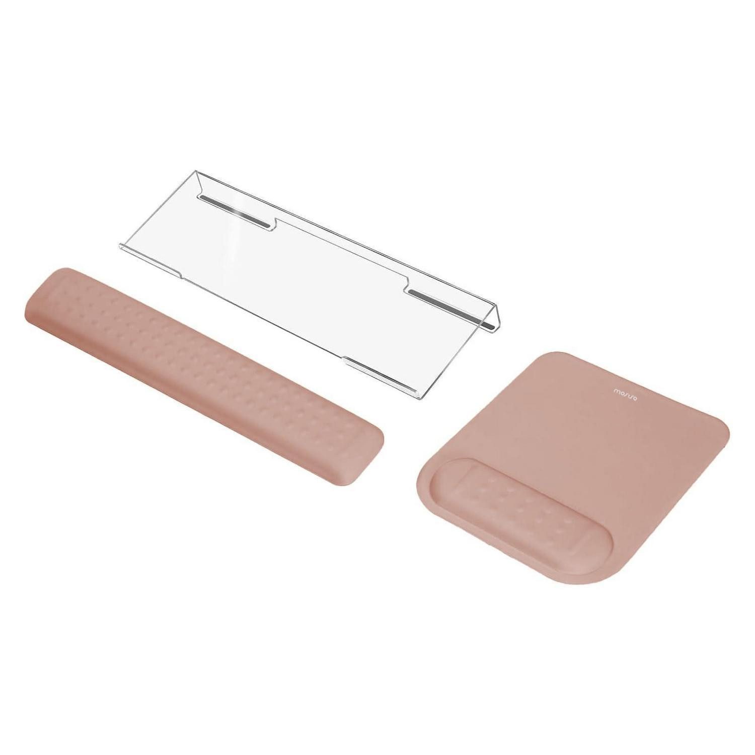 LuxusKollektion Tastatur-Handballenauflage Ergonomisches Tastatur-Set mit Handgelenkstütze (1-St)