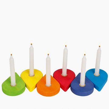 goki Dekokranz Geburtstagskranz Regenbogen, individuell und kreativ angeordnet werden.
