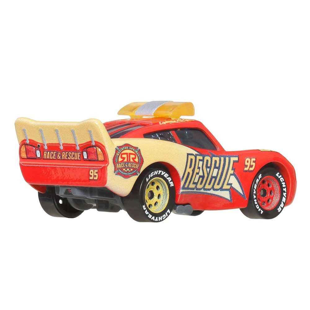 Disney Cars Spielzeug-Rennwagen Lightning McQueen JDG59 Disney Cars Race & Rescue Die-Cast 1:55