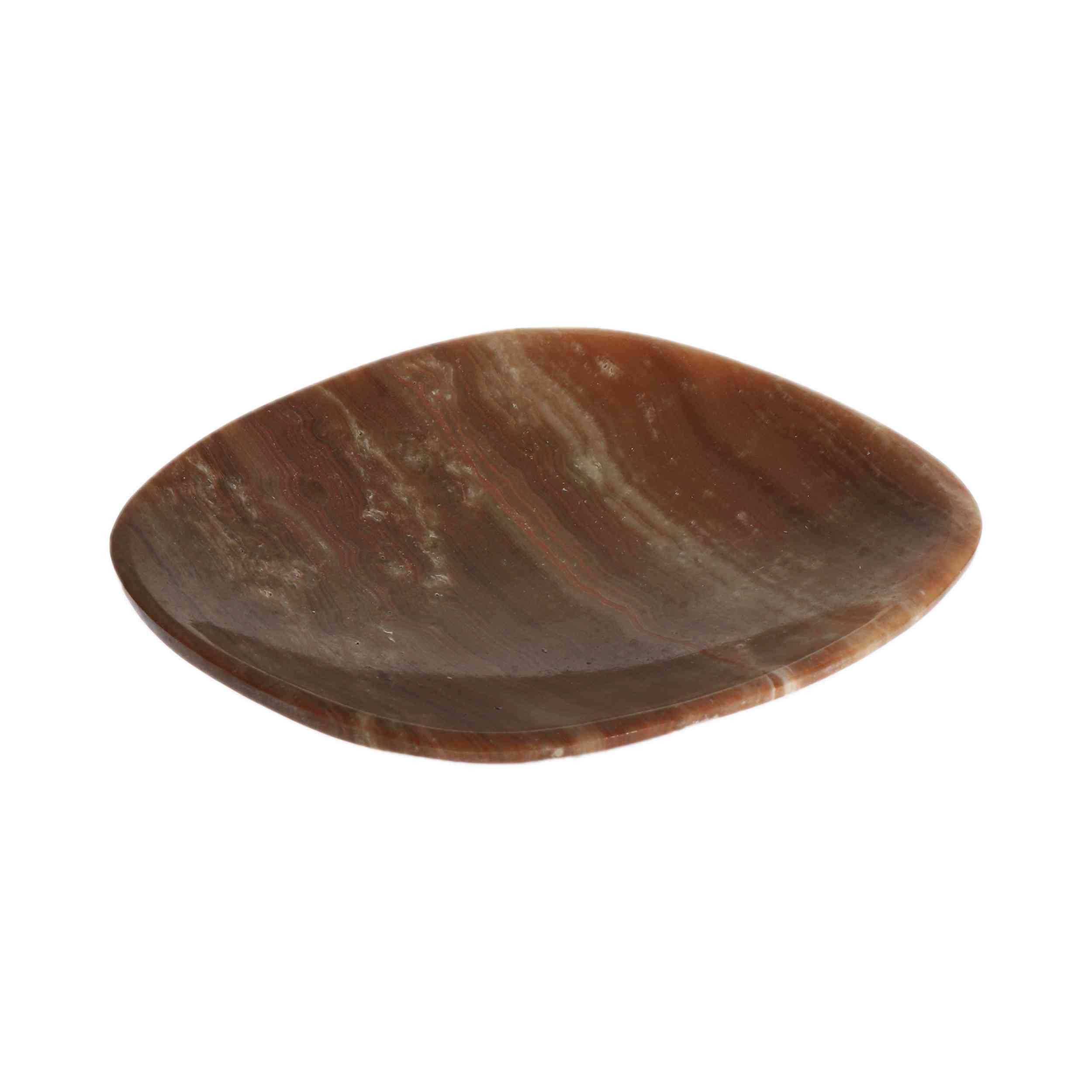 NKlaus Edelstein Onyx Schale 16,5 cm – Naturstein Dekoobjekt, Meditation