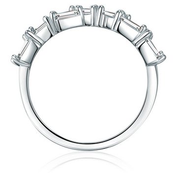 Trilani Silberring silber, mit Zirkonia im Brillant-Look