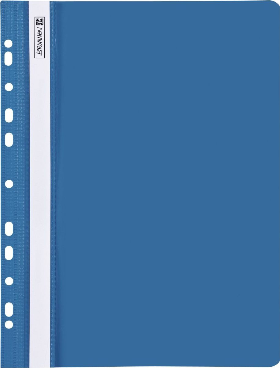 BRUNNEN Hefter Sichthefter Office to Go A4 gelocht blau