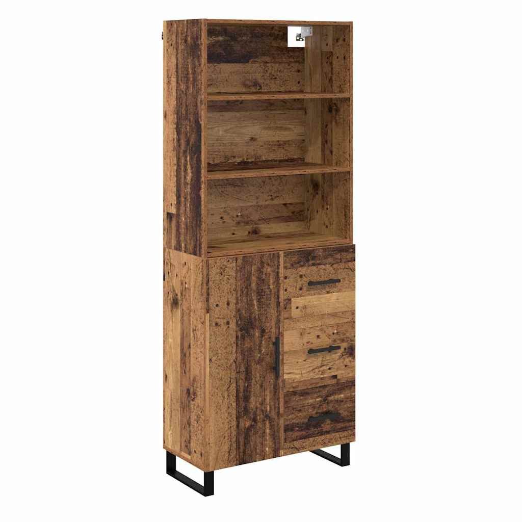 vidaXL Highboard Highboard 2 stk. Altholz 69,5 x 34 x 180 cm (2 St)