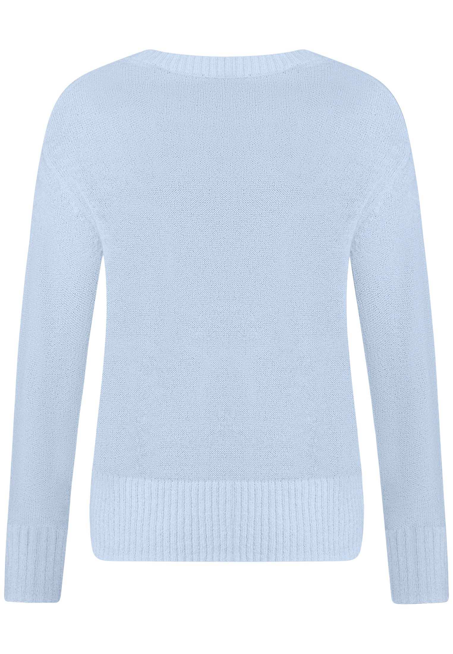 Zero Strickpullover Damen mit Alpakawolle (1-tlg) Plain/ohne Details