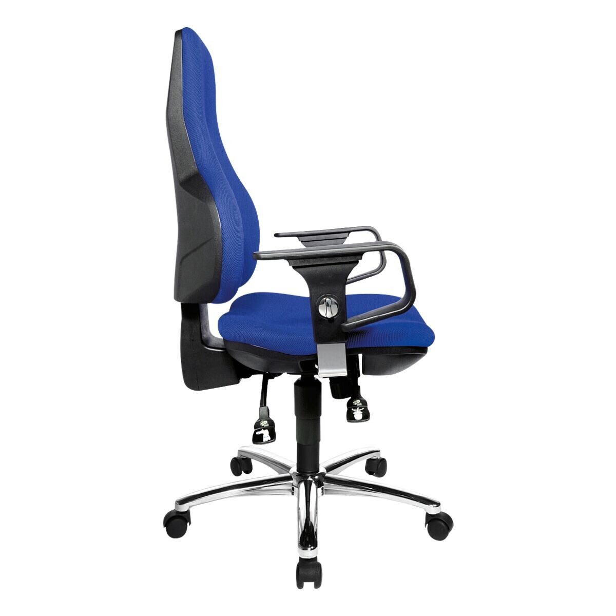 TOPSTAR Schreibtischstuhl Ergo Point SY Deluxe, mit Armlehnen, Bandscheibensitz, Lendenstütze, Lehnenhöhe 60 cm