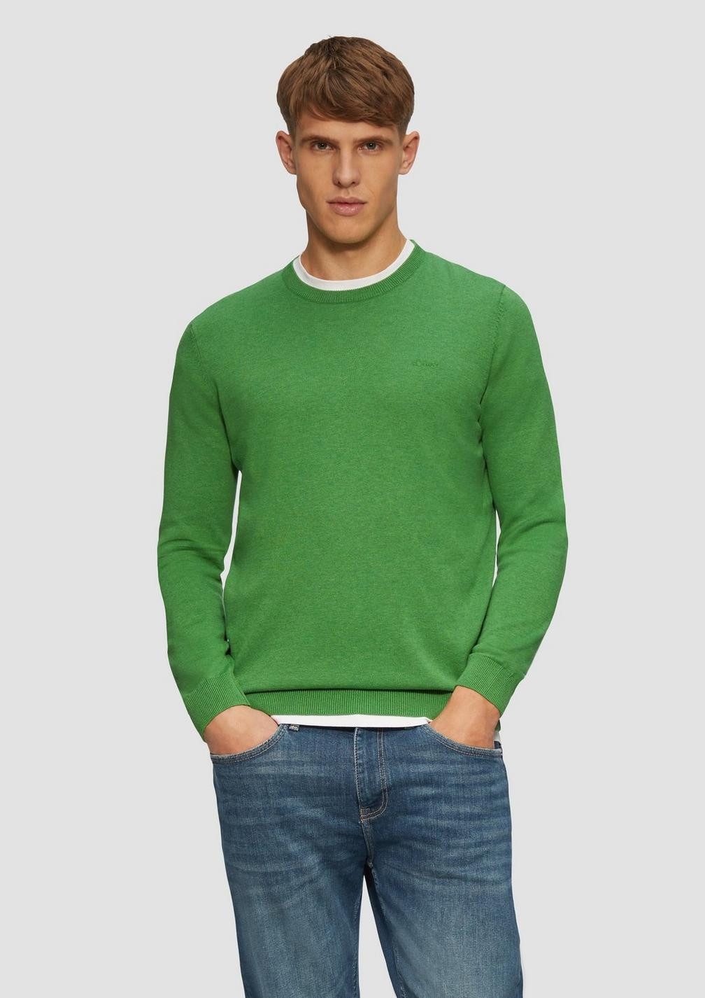 s.Oliver Rundhalspullover Casual (1-tlg) Rundhals. langarm, günstig online kaufen