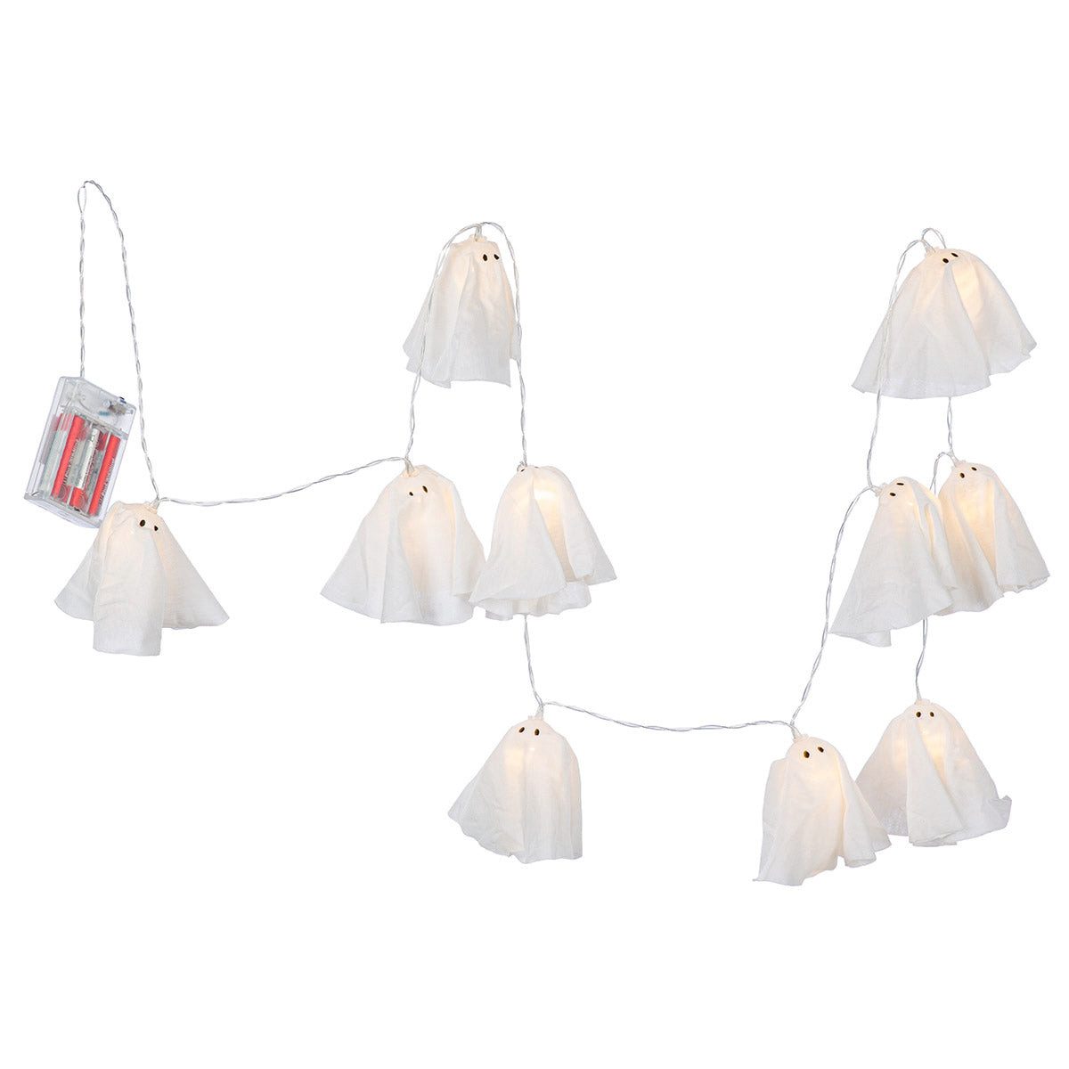 GILDE LED Schreibtischlampe Lichterkette „Halloween“ von Gilde – LED Lichterkette mit Gespenstermo
