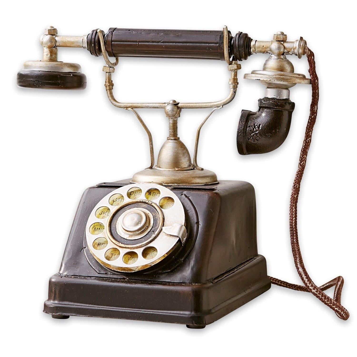 Dekoobjekt Deko-Telefon Upavon schwarz