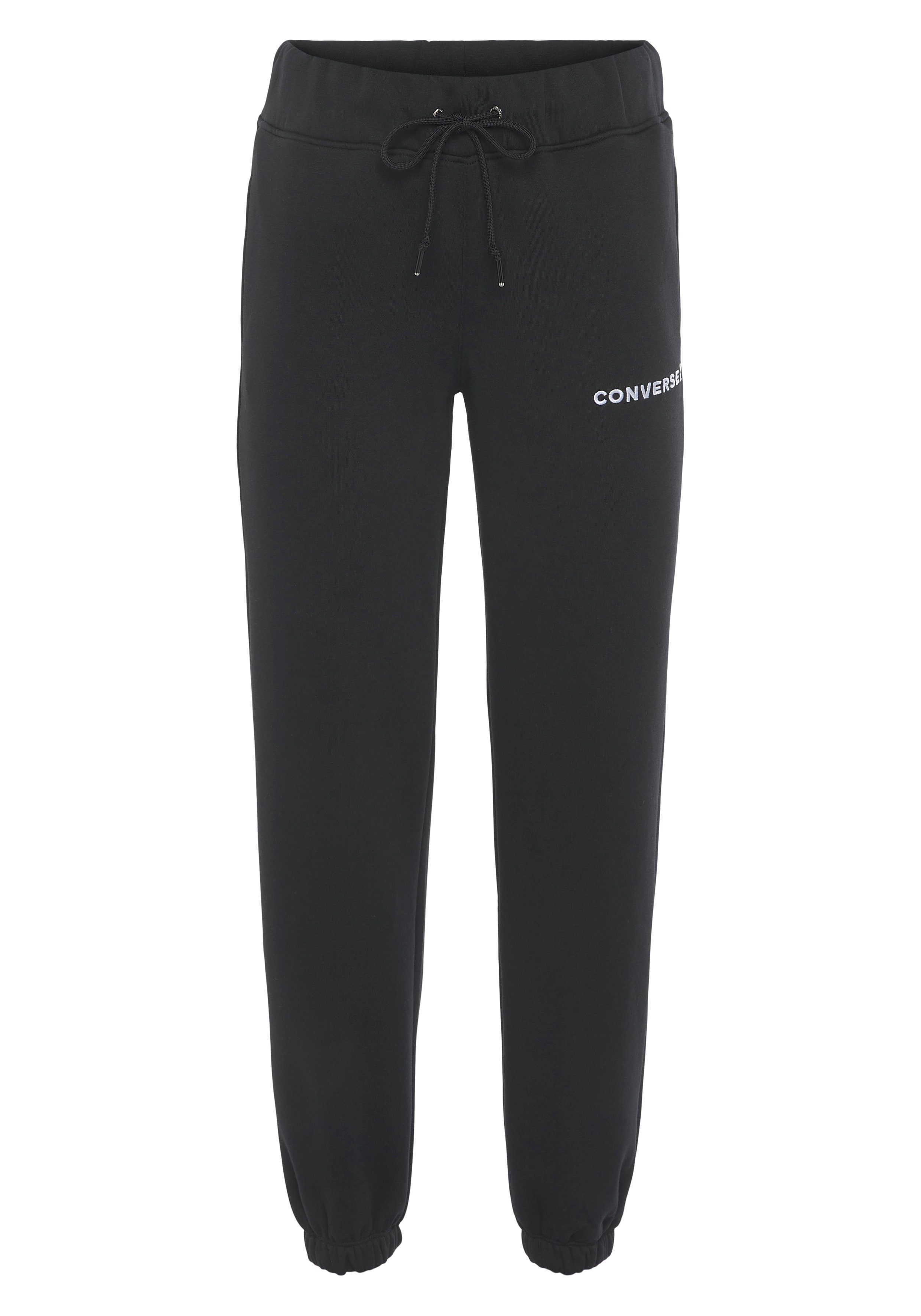 Converse Jogginghose WORDMARK BLACK JOGGER CONVERSE FLEECE