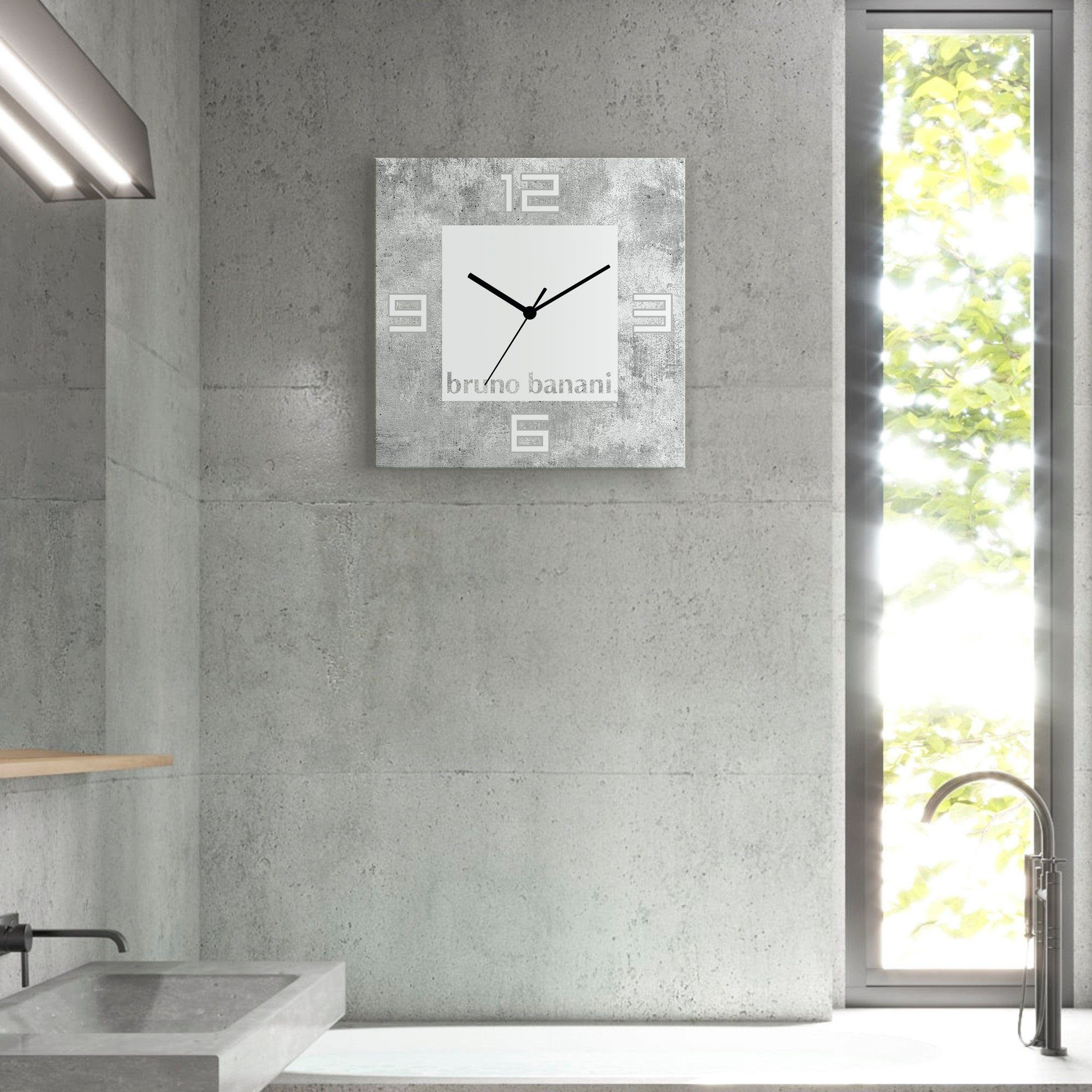 Bruno Banani Wanduhr Beton auf Alu günstig online kaufen