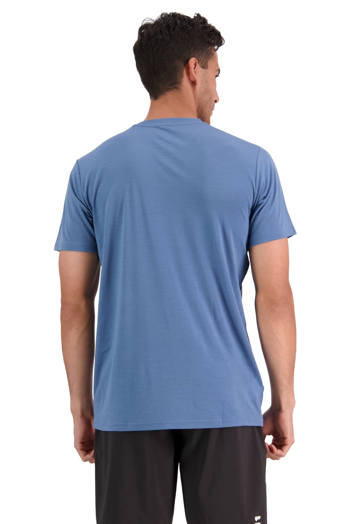 Mons Royale T-Shirt Mons Royale Blue Herren Slate T-shirt Kurzarm-Shirt M Icon
