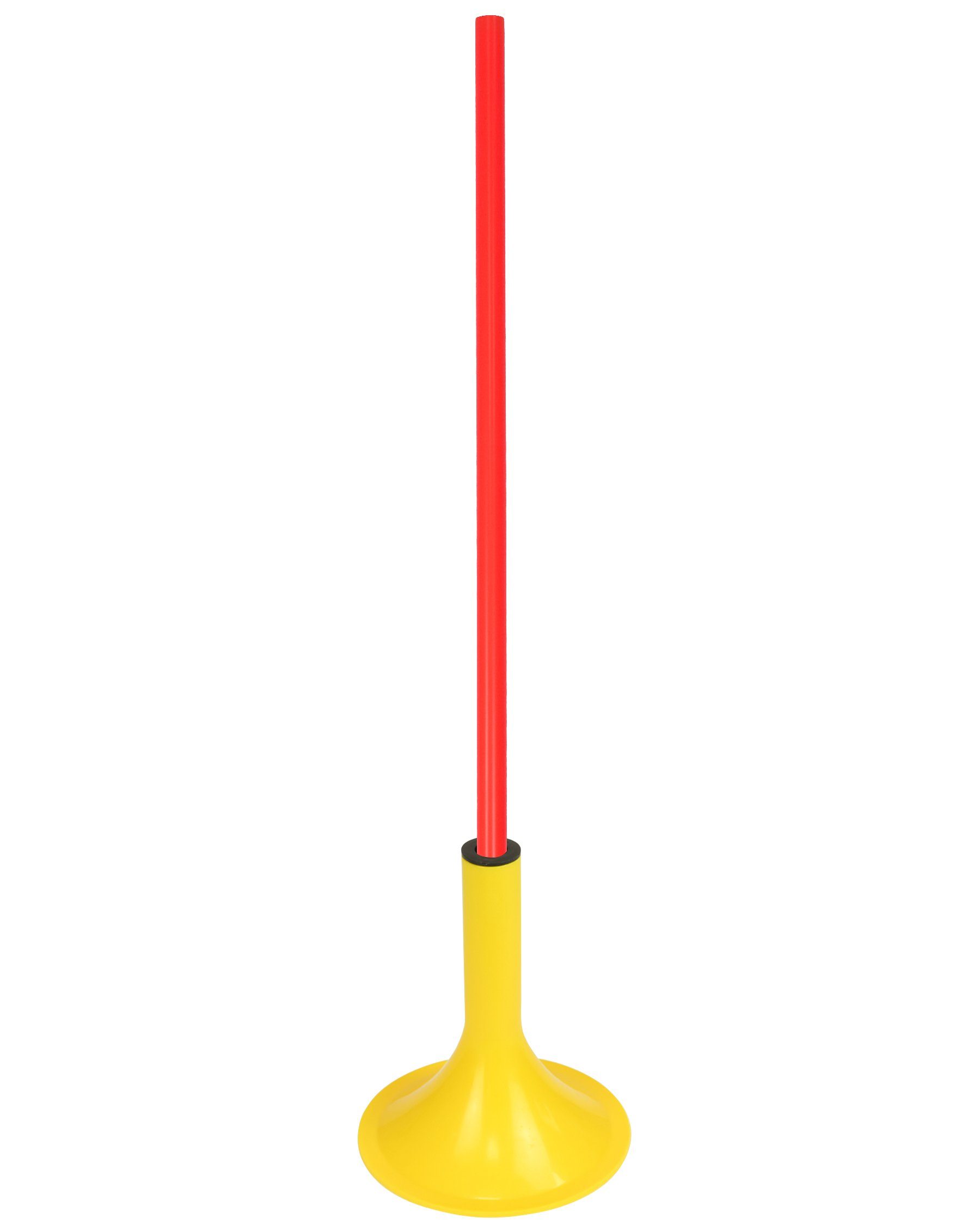 SPORTIKEL24 Agility-Slalom Standfuß Slalomset mit Stange 100 cm, ø 25 mm in Rot, Kunststoff