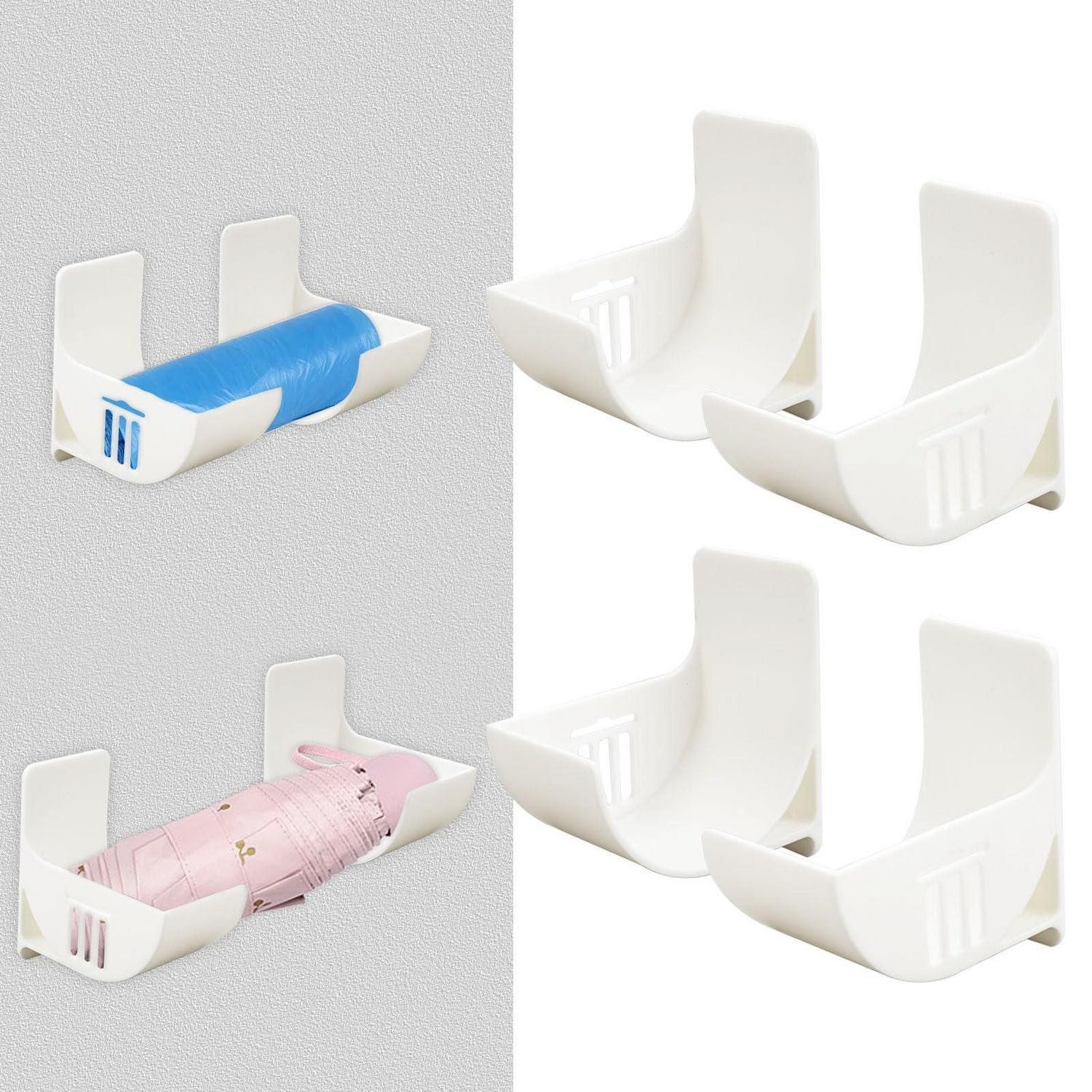 LuxusKollektion Küchenregal Küchen Organizer Weiß 2 Paare, 2-tlg.