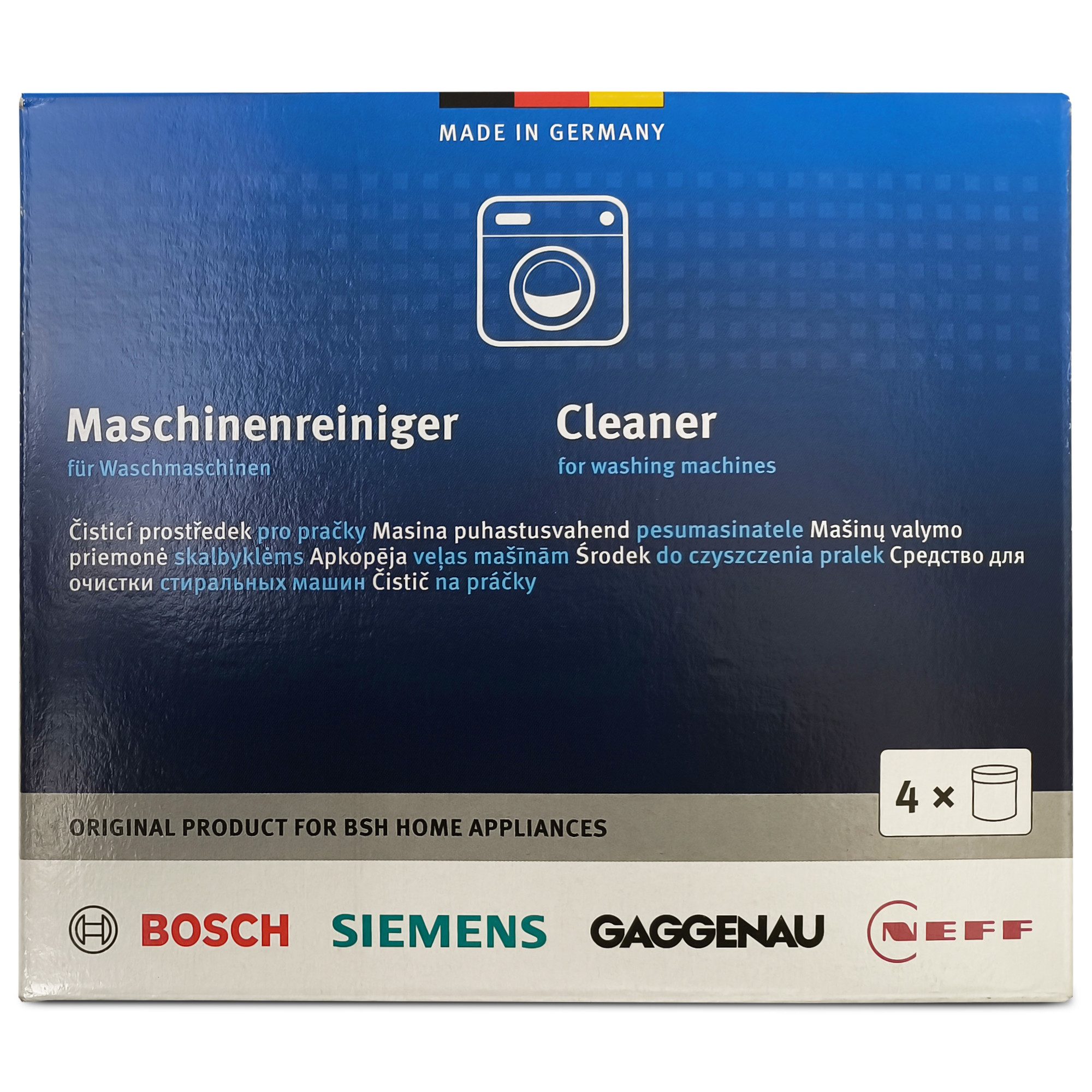BOSCH Reiniger Set 4x200g 00311929 Waschmaschinenpflege (für Waschmaschine)