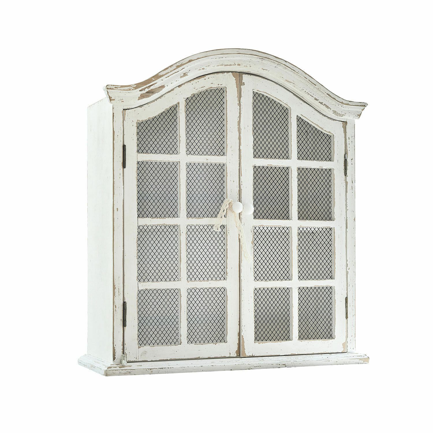 Mirabeau Wandregal Wandschrank Monthelie antikweiß