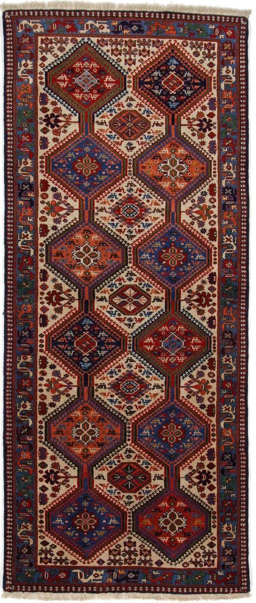 Orientteppich Yalameh Aliabad 82x198 Handgeknüpfter Orientteppich / Perserteppich, Nain Trading, rechteckig, Höhe: 12 mm