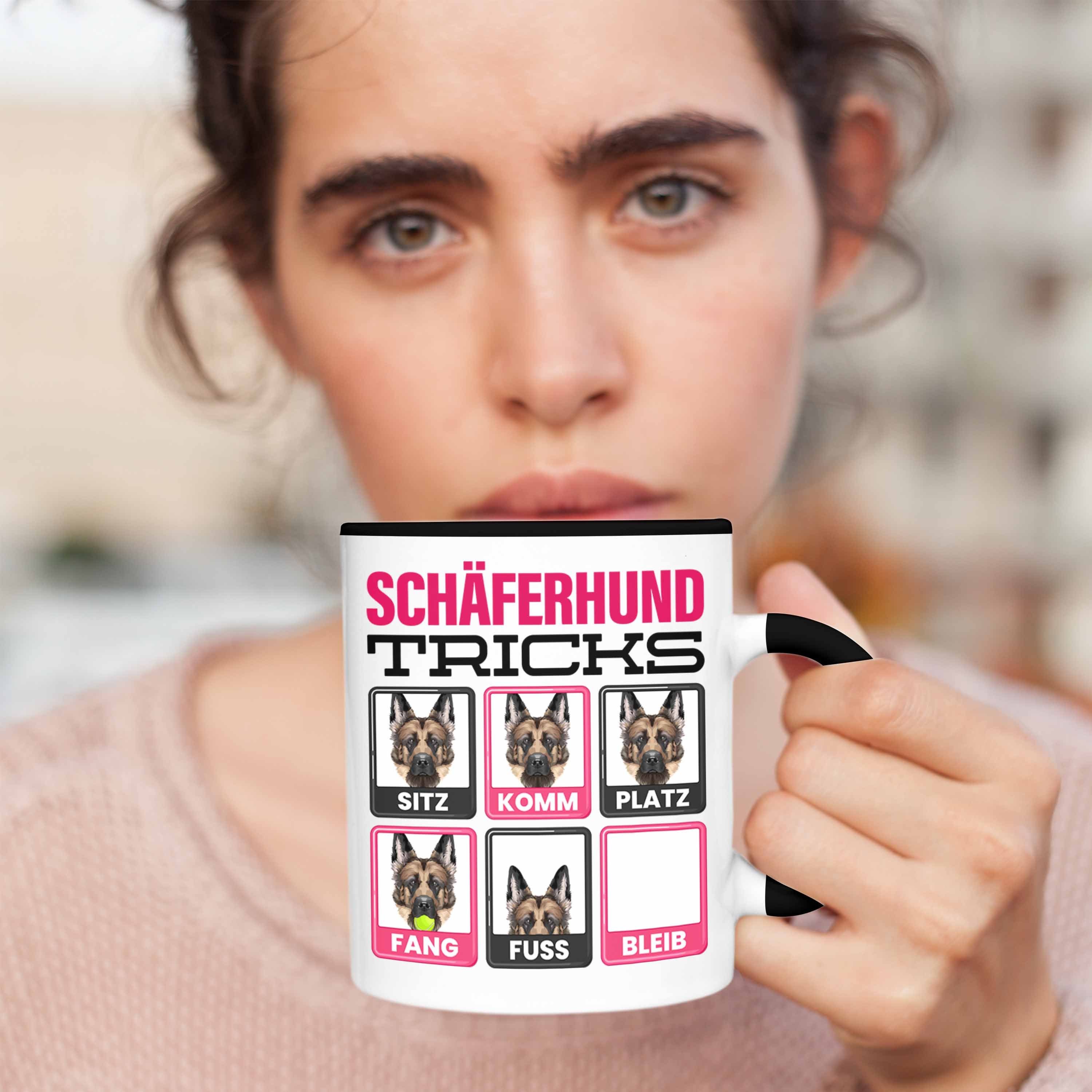 Spruch Tasse Schäferhund Tasse Geschenkidee Schwarz Besitzer Lustiger Trendation Schäf Geschenk