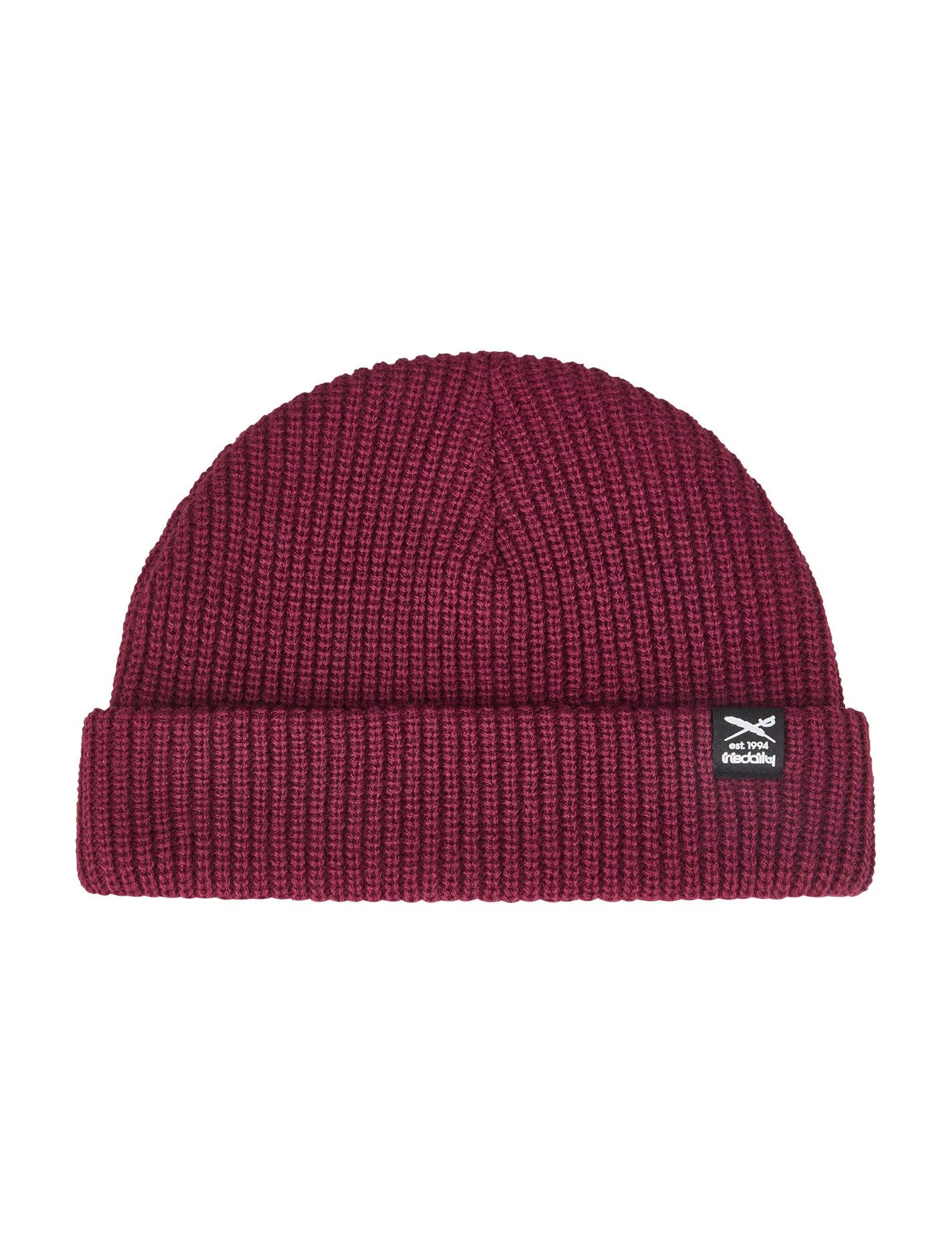 iriedaily Strickmütze - Warme Beanie im gerippten Grobstrick mit Umschlag