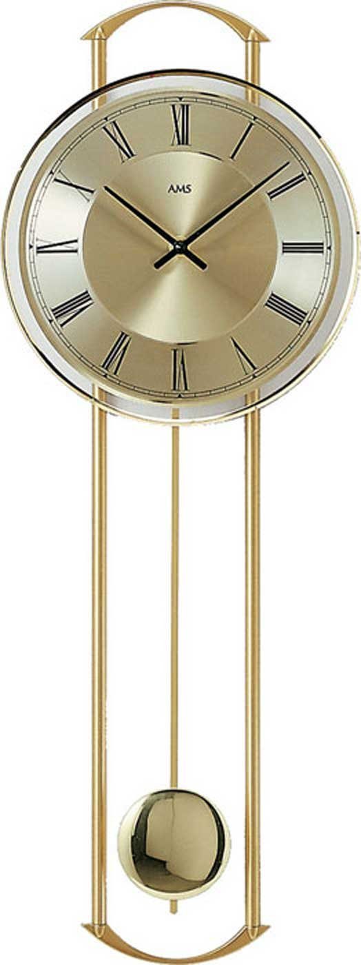 AMS Wanduhr Pendeluhr klassisch - Serie: AMS Маятниковые часы - AMS Modell: 7083