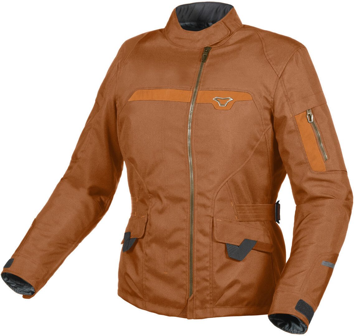 Macna Motorradjacke Evora wasserdichte Damen Motorrad Textiljacke herausnehmbares Innenfutter,wasserdicht