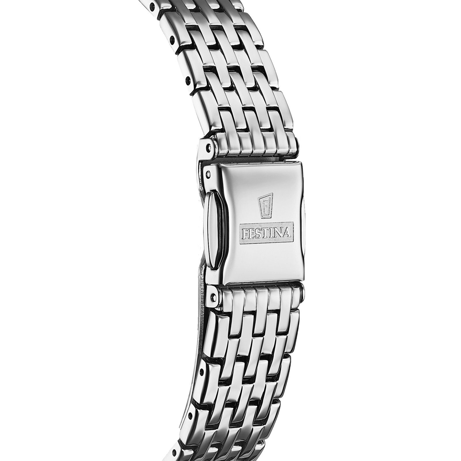 Festina Quarzuhr Festina Damenuhr Edelstahl silber, (Analoguhr), Damen Armbanduhr rund, Edelstahlarmband silber, Elegant