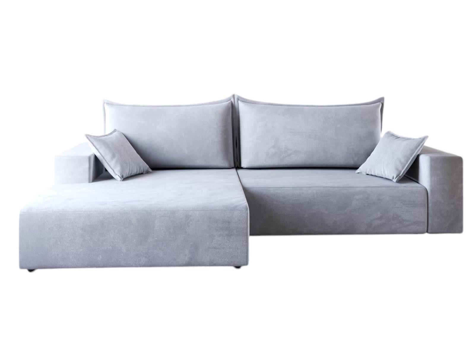 Compleo Ecksofa modern design, 240 cm breit, Modern Couch L mit Schlaffunkt günstig online kaufen